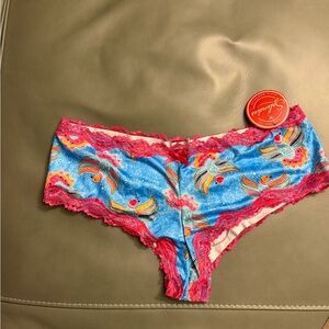 Colorful Lace Trimmed Panties